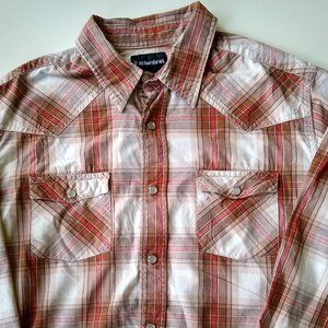 No Boundaries men's western snap shirt